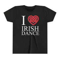 I Heart Irish Dance Youth Short Sleeve Tee Shirt