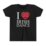 I Heart Irish Dance Youth Short Sleeve Tee Shirt