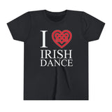 I Heart Irish Dance Youth Short Sleeve Tee Shirt