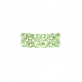 Buckles for Ghillies  - Mira - Peridot Green Diamente Irish Dance Pump Buckles